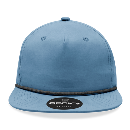 Decky - 6032 5 Panel High Profile Relaxed Cotton Blend Rope Hat