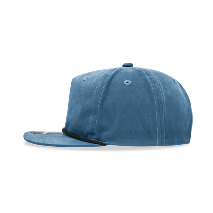 Decky - 6032 5 Panel High Profile Relaxed Cotton Blend Rope Hat