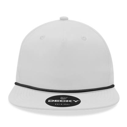 Decky - 6032 5 Panel High Profile Relaxed Cotton Blend Rope Hat