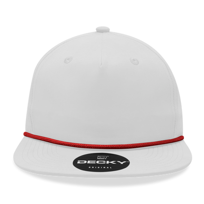 Decky - 6032 5 Panel High Profile Relaxed Cotton Blend Rope Hat