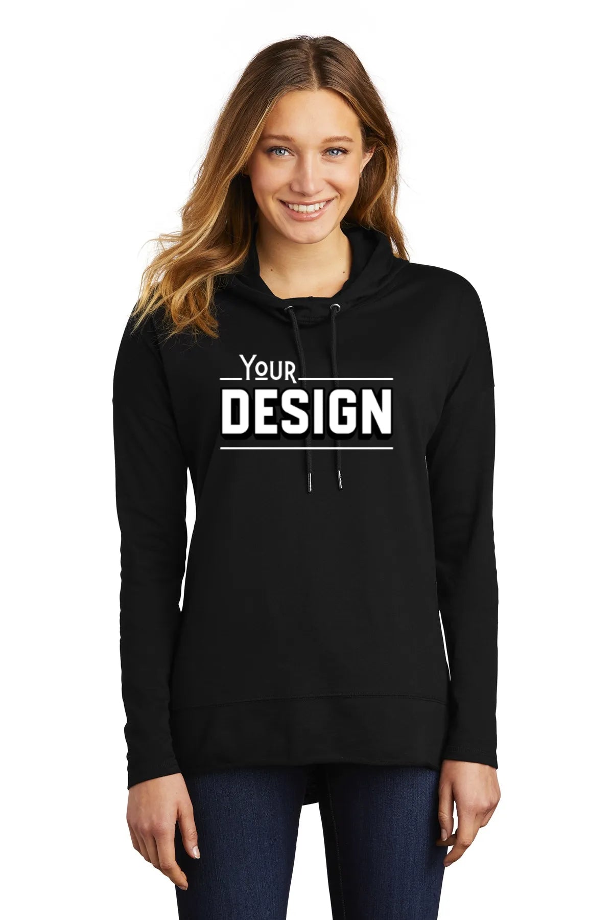 District Women's Featherweight French Terry Hoodie DT671