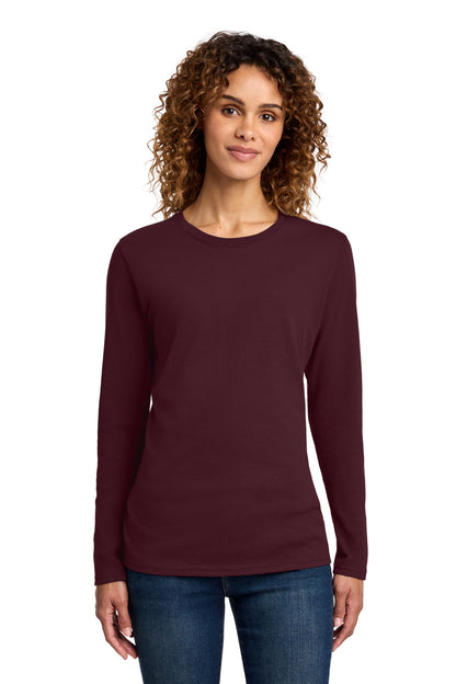 Port & Company Women's Long Sleeve Core Cotton Tee. LPC54LS