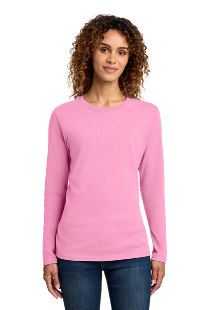 Port & Company Women's Long Sleeve Core Cotton Tee. LPC54LS