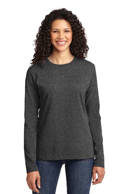 Port & Company Women's Long Sleeve Core Cotton Tee. LPC54LS