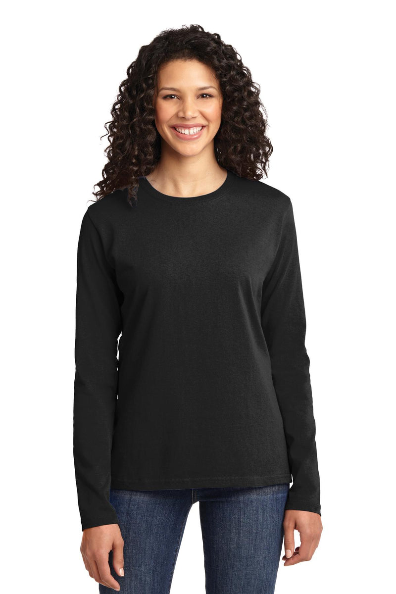 Port & Company Women's Long Sleeve Core Cotton Tee. LPC54LS