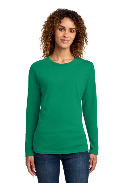 Port & Company Women's Long Sleeve Core Cotton Tee. LPC54LS