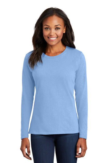 Port & Company Women's Long Sleeve Core Cotton Tee. LPC54LS