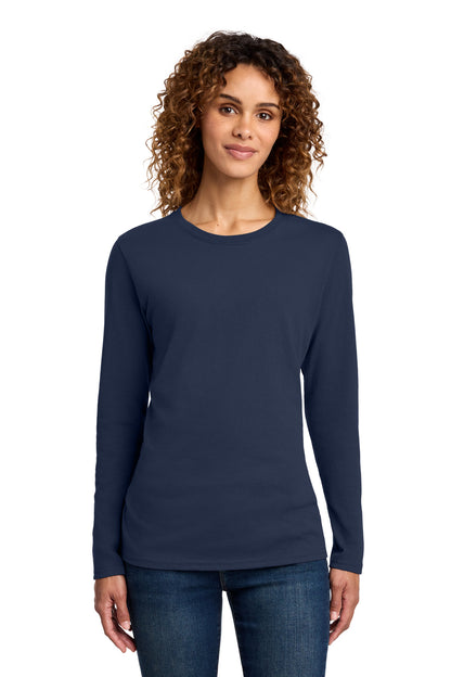Port & Company Women's Long Sleeve Core Cotton Tee. LPC54LS