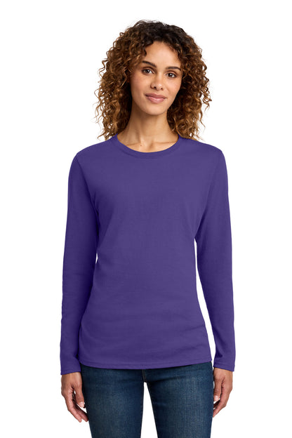 Port & Company Women's Long Sleeve Core Cotton Tee. LPC54LS