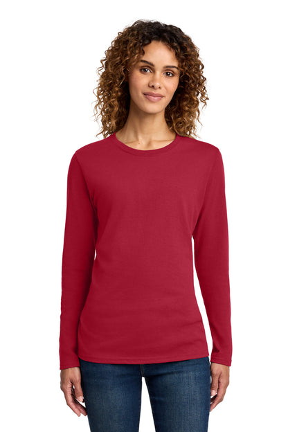 Port & Company Women's Long Sleeve Core Cotton Tee. LPC54LS
