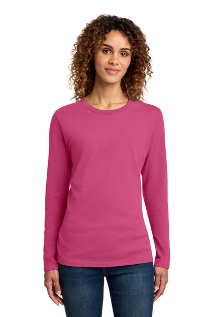 Port & Company Women's Long Sleeve Core Cotton Tee. LPC54LS