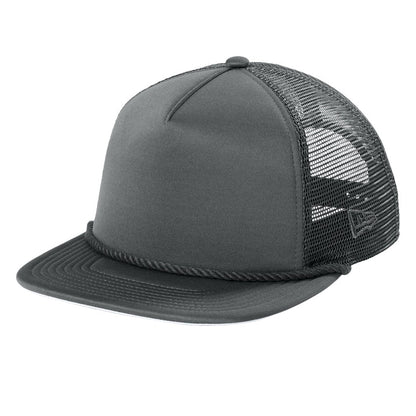 Gray mesh cap on a white background