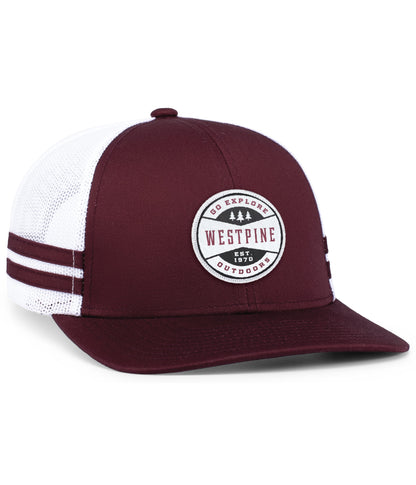 Pacific Headwear - Low-Profile Stripe Trucker Cap P115