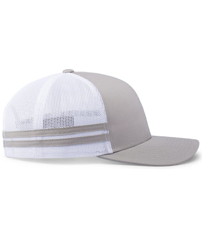 Pacific Headwear - Low-Profile Stripe Trucker Cap P115