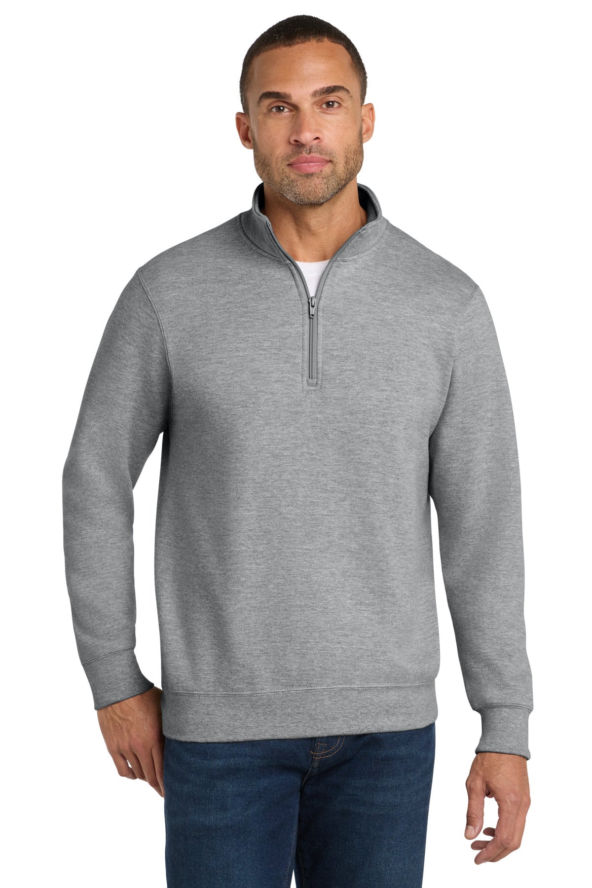 Port & Company Fan Favorite Fleece 1/4-Zip Pullover Sweatshirt. PC850Q