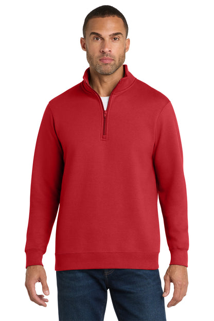 Port & Company Fan Favorite Fleece 1/4-Zip Pullover Sweatshirt. PC850Q