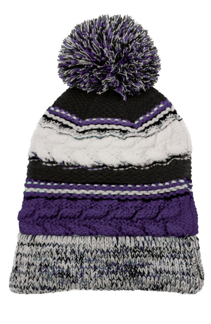 Sport-Tek Pom Pom Team Beanie. STC21