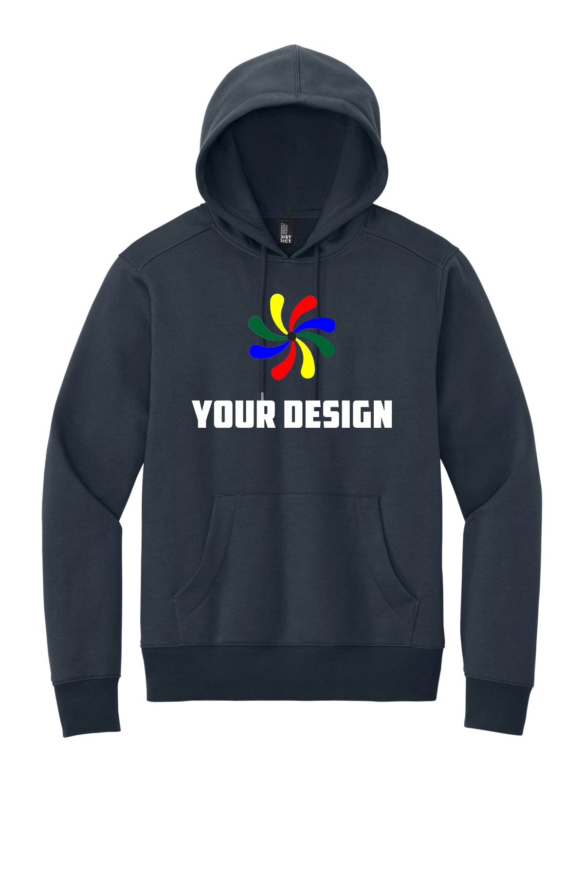 District Perfect Weight Fleece Hoodie DT1101