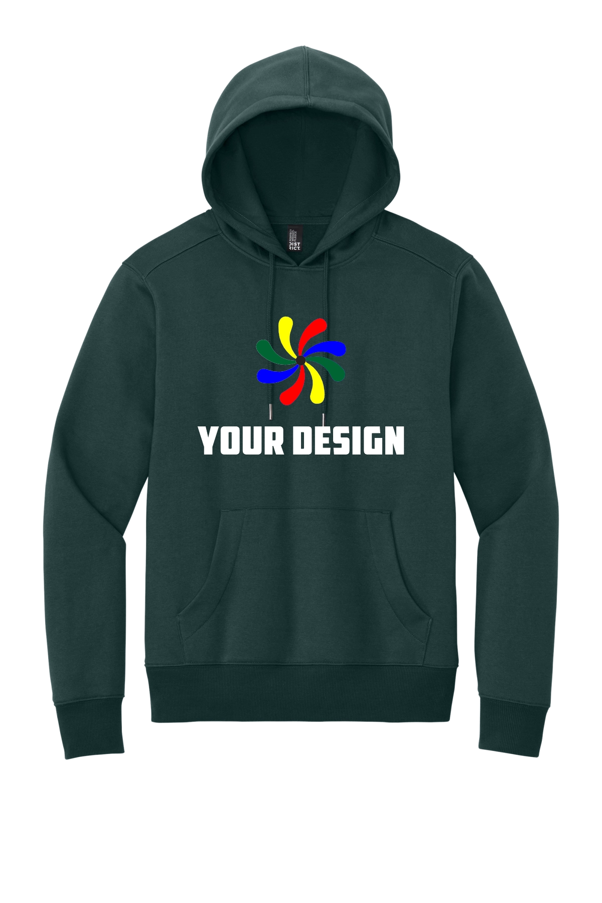 District Perfect Weight Fleece Hoodie DT1101