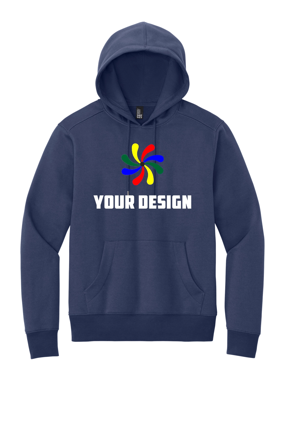 District Perfect Weight Fleece Hoodie DT1101